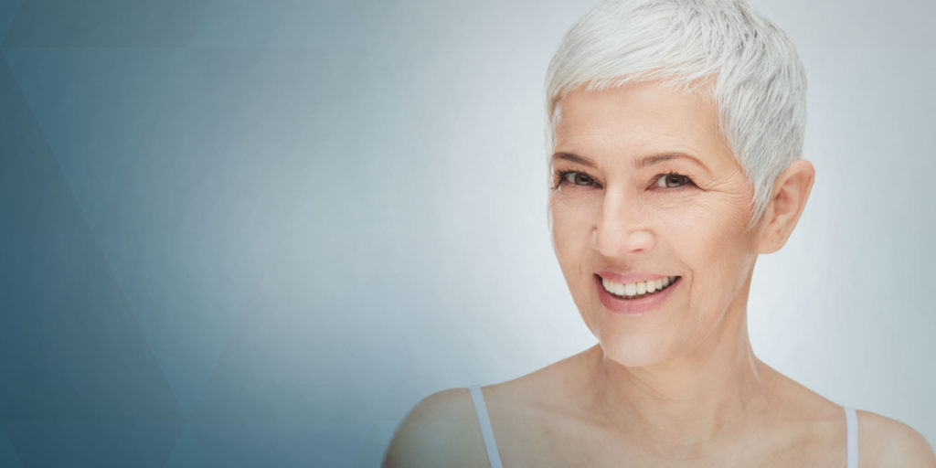 dentures patient smiling