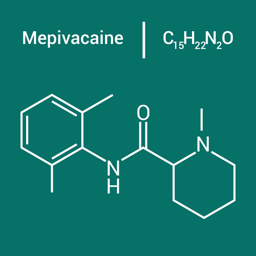 chemical structure of mepivacaine